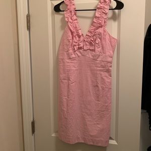 Pink Seersucker Lilly Pulitzer dress